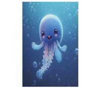 1000 Pièces Puzzles De Animal Octopus pour Adultes Enfants Puzzle en Bois Jeux ÉduChatifs, Jeu Familial Amusant (78×53cm)