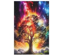 1000 Pièces Puzzles De Cosmic Tree of Life pour Adultes EnfFourmis Puzzle en Bois Jeux ÉduChatifs, Jeu Familial Amusant 78×53cm