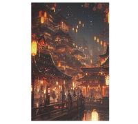 1000 Pièces Puzzles De Japan Style pour Adultes Enfants Puzzle en Bois Jeux ÉduChatifs, Jeu Familial Amusant （78×53cm）