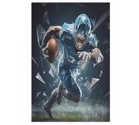 1000 Pièces Puzzles De Sports de Rugby pour Adultes EnfFourmis Puzzle en Bois Jeux ÉduChatifs, Jeu Familial Amusant 78×53cm