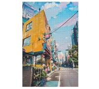 1000 Pièces Puzzles De Tokyo Streets pour Adultes Enfants Puzzle en Bois Jeux ÉduChatifs, Jeu Familial Amusant （78×53cm）