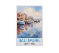 1000 Pièces Puzzles Drôles,Baltimore Maryland,Adultes Puzzle en Bois Image, Adulte Après Le Travail Soulager Le Stress Jouets(75x50cm)-FS26