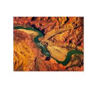 1000 Pièces Puzzles Drôles，Fleuve Colorado dans Le Grand Canyon, Arizona, États-Unis，Adultes Puzzle en Bois, Jouets Éducatifs pour Enfants Joli Cadeau（75x50cm）-O21