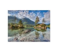 1000 Pièces Puzzles Drôles，Hintersee dans la région de Berchtesgaden，Adultes Puzzle en Papier, Jouets Éducatifs pour Enfants Joli Cadeau（50x70cm）-F81