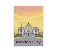 1000 Pièces Puzzles Drôles，Ville de Mexico，Adultes Puzzle en Bois, Jouets Éducatifs pour Enfants Joli Cadeau（75x50cm）-BL32