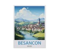 1000 Pièces Puzzles pour Adultes，Besançon Doubs，Enfants Papier Puzzle Jeu Éducatif Jouets Éducatifs（50x70cm）-GQ5