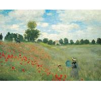 1000 Pieces Puzzles pour Adultes Coquelicots À Argenteuil De Claude Monet Puzzles pour Adultes Jeu Éducatif Puzzles pour Adultes