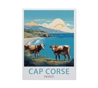 1000 Pièces Puzzles pour Adultes Enfants，Cap Corse, France，Puzzles pour Enfants Jouets Éducatifs Jeu Puzzles 1000 Pièces（50x70cm）-T24