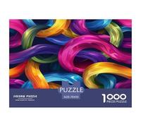 1000 Pièces Puzzles pour Adultes Enfants Graffiti psychédélique Modèles artistiques, Casse-tête Impossible Dur Difficile, Adultes 14 Ans Et Plus, Adulte Classique Puzzle 70x50cm/1000pcs