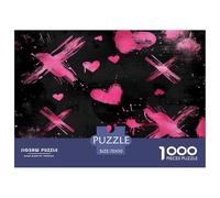 1000 Pièces Puzzles pour Adultes Enfants Graffiti psychédélique Modèles artistiques, Casse-tête Impossible Dur Difficile, Adultes 14 Ans Et Plus, Adulte Classique Puzzle 70x50cm/1000pcs