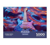 1000 Pièces Puzzles pour Adultes Enfants guitaree Instruments artistiques, Casse-tête Impossible Dur Difficile, Décoration De La Maison, Qualité Supérieure 70x50cm/1000pcs