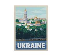 1000 Pièces Puzzles pour Adultes,Europe, Ukraine, Affiche,Défi Puzzles pour Enfants Éducation Jouets Jeu pour Bricolage Décoration Murale(38x26cm)-BL74