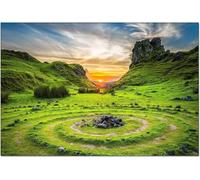 1000 Pieces Puzzles pour Adultes Fairy Glen Isle of Skye Écosse Europe Nature Œuvres d'art Modernes