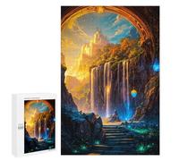 1000 pièces puzzles pour adultes Fantasy Cave Nature Sky Puzzle pour adultes - Jeu de réflexion, compétition de vitesse, jeu difficile, idée cadeau 1000 pièces