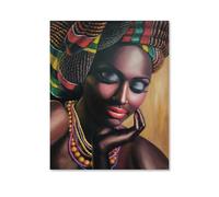 1000 Pièces Puzzles pour Adultes,Femme Africaine,Enfants Papier Puzzle Jeu Éducatif Jouets Éducatifs(38x26cm)-H69