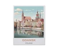 1000 Pièces Puzzles pour Adultes，Gdańsk, Pologne，Défi Puzzles pour Enfants Éducation Jouets Jeu pour Bricolage Décoration Murale（75x50cm）-HT65