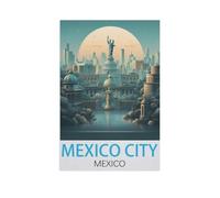 1000 Pièces Puzzles pour Adultes，Mexico City Mexique，Défi Puzzles pour Enfants Éducation Jouets Jeu pour Bricolage Décoration Murale（38x26cm）-FT95