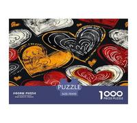 1000 Pièces Puzzles pour Adultes Modèles artistiques Graffiti psychédélique, Jeu Impossible, Adultes 14 Ans Et Plus, Décoration De La Maison 70x50cm/1000pcs