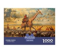 1000 Pièces Puzzles pour Adultes Monde Animal Faune Artistique, Jeu Impossible, Décoration De La Maison, Adulte Classique Puzzle, pour Adultes Enfants 70x50cm/1000pcs