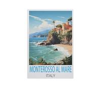 1000 Pièces Puzzles pour Adultes，Monterosso Al Mare Italie，Défi Puzzles pour Enfants Éducation Jouets Jeu pour Bricolage Décoration Murale（50x70cm）-FS55