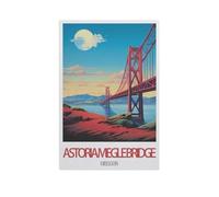 1000 Pièces Puzzles pour Adultes，Pont Astoria-Megler, Oregon，Défi Puzzles pour Enfants Éducation Jouets Jeu pour Bricolage Décoration Murale（75x50cm）-H99