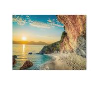 1000 Pièces Puzzles pour Adultes Puzzle，Belle Paysage avec Plage et mer au Lever de Soleil, Corfou, Grèce，Enfant PaperMaterial Intellectua Jeux De Famille Stress Reliever Jouet -G21