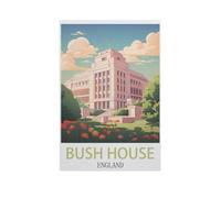 1000 Pièces Puzzles pour Adultes Puzzle,Bush House, Angleterre,Enfant Papier Matériel Intellectua Famille Jeux Anti-Stress Jouet Bricolage Cadeau d'anniversaire(50x70cm)-J38