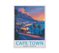 1000 Pièces Puzzles pour Adultes Puzzle，Cape Town Afrique du Sud，Enfant Papier Matériel Intellectua Famille Jeux Anti-Stress Jouet Bricolage Cadeau d'anniversaire（50x70cm）-AP13