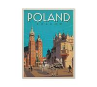 1000 Pièces Puzzles pour Adultes Puzzle，Europe, Pologne, Affiche，Enfant PaperMaterial Intellectua Jeux De Famille Stress Reliever Jouet DIY Cadeau d'anniversaire（50x70cm）-BL72