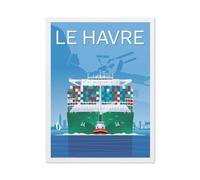 1000 Pièces Puzzles pour Adultes Puzzle，Ferry du Havre en France，Enfant PaperMaterial Intellectua Jeux De Famille Stress Reliever Jouet DIY Cadeau d'anniversaire（38x26cm）-BP52
