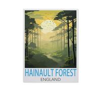 1000 Pièces Puzzles pour Adultes Puzzle，Hainault Forest, Angleterre，Enfant PaperMaterial Intellectua Jeux De Famille Stress Reliever Jouet DIY Cadeau d'anniversaire（50x70cm）-L27