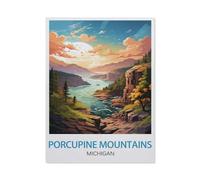 1000 Pièces Puzzles pour Adultes Puzzle,Porc-épic, Michigan,Enfant PaperMaterial Intellectua Jeux De Famille Stress Reliever Jouet DIY Cadeau d'anniversaire(75x50cm)-BG52