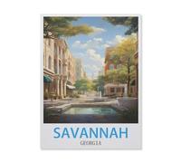 1000 Pièces Puzzles pour Adultes Puzzle，Savannah Géorgie，Enfant Papier Matériel Intellectua Famille Jeux Anti-Stress Jouet Bricolage Cadeau d'anniversaire（38x26cm）-IF27