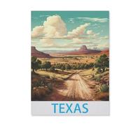 1000 Pièces Puzzles pour Adultes Puzzle，Texas，Enfant Papier Matériel Intellectua Famille Jeux Anti-Stress Jouet Bricolage Cadeau d'anniversaire（50x70cm）-FL94