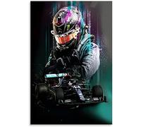 1000 pièces Puzzles pour Affiche Lewis Hamilton Adultes Enfants Puzzle Jouet dagogique jeu 1000 Piece 29.5x19.6inch(75x50cm) Sans Cadre