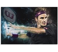 1000 pièces Puzzles pour Éclaboussure de Roger Federer Poster Adultes Enfants Puzzle Jouet dagogique jeu 1000 Piece 29.5x19.6inch(75x50cm) Sans Cadre