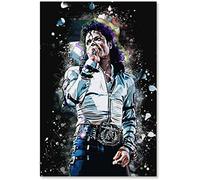 1000 pièces Puzzles pour Michael Jackson Wall Poster Classique Musique Rock Légende Célébrité Adultes Enfants Puzzle Jouet dagogique Jeu 1000 Piece 29.5x19.6inch(75x50cm) sans Cadre