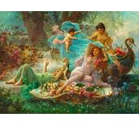 1000 Pièces Puzzles ，Zatzka Reproductions Affiches ，Jeux De Puzzle Familiaux ，Illustration Artistique d'un Jeu pour Soulager Le Stress chez Les Adultes Gifts Xy509Zw