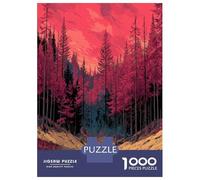 1000 Pièces Randonneur Papier Puzzle Jeu De Puzzle Pièces Parfaitement Assorties Aventure dans Le Royaume caché Puzzles Classiques Qualité Premium pour Adultes 52x38cm/1000pcs