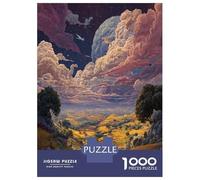 1000 Pièces Randonneur Puzzles Jeu De Puzzle Pièces Parfaitement Assorties Qualité Premium Aventure dans Le Royaume caché Puzzle De Qualité Supérieure pour Adultes 38x26cm/1000pcs