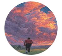 1000 Pièces Randonneur Puzzles Jeu De Société Adulte Aventure dans Le Royaume caché Casse-tête Activités Familiales Stimulantes Qualité Premium pour Adultes 1000pcs (67.5x67.5cm)