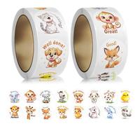 1000 Pièces Récompenses Autocollants Reward Stickers Pour Enfant Autocollant De Motivation Enseignant Autocollant De Récompense Pour Animaux Pour Scolaires Salle De Classe, Cadeaux D'enfants