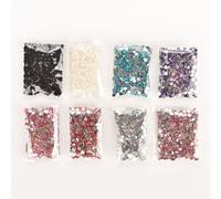 1000 Pièces/Sac 4mm Strass Cristal Clair Ab Non Hotfix Flatback Ongles Rhinestoens Pour Ongles 3d Nail Art Décoration Gemmes