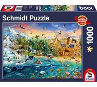 1000 pièces Schmidt Spiele Puzzle Le monde des animaux 58324
