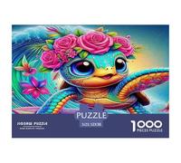 1000 Pièces Tortue de mer Puzzles Jeu De Société Adulte Pièces Parfaitement Assorties Animaux Marins Casse-tête Puzzle De Qualité Supérieure pour Adultes 52x38cm/1000pcs