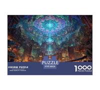 1000 Pièces Ville Sacrée du Labyrinthe Puzzles Jeu De Société Adulte Stellar Array Casse-tête Activités Familiales Stimulantes Qualité Premium pour Adultes 38x26cm/1000pcs