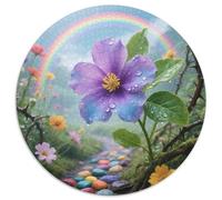 1000 Pièces ViolETtETe Puzzle Amusant Jeu De Puzzle Activités Familiales Stimulantes Fleur Casse-tête Qualité Premium pour Adultes 1000pcs (67.5x67.5cm)