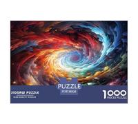 1000 Pièces Vortex Puzzles Jeu De Puzzle Pièces Parfaitement Assorties Colorful Spiral Casse-tête Qualité Premium pour Adultes Et Enffourmis À Partir De 12 Ans 38x26cm/1000pcs