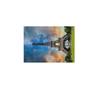 1000 pièces Vue de face de la tour Eiffel papier 75 * 50cm - Multicolore