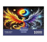 1000 Pièces Yin-Yang Puzzle Amusant Jeu De Puzzle Activités Familiales Stimulantes Style Chinois Casse-tête Qualité Premium pour Adultes 52x38cm/1000pcs